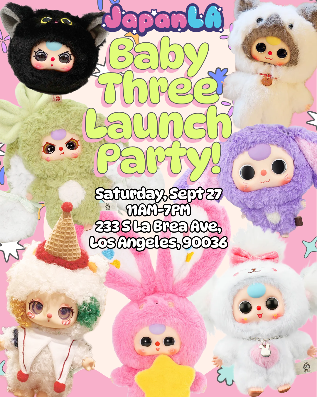 Baby Three Launch Party 🎉💖 – JapanLA