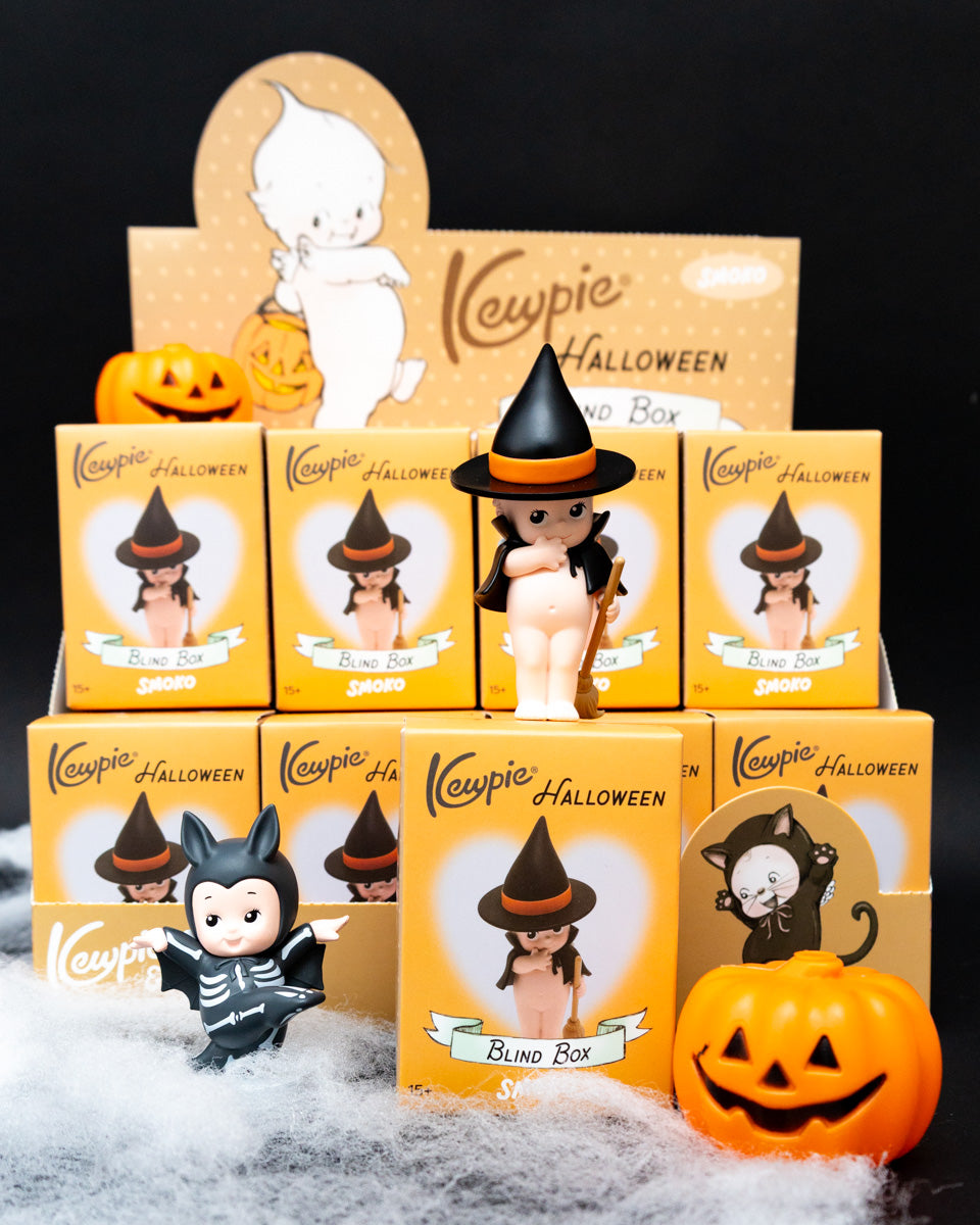 New Kewpie Halloween, Spooky Smoko, Sonny Angel Pumpkin Patch, and