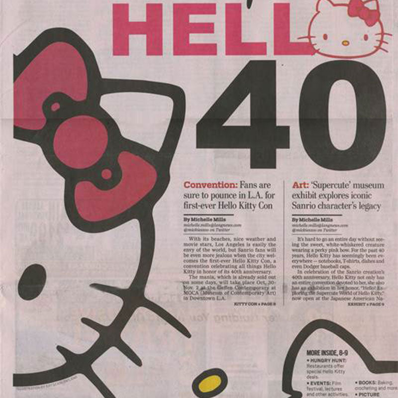 LA Daily News Spotlights Hello Kitty Turning 40 – JapanLA