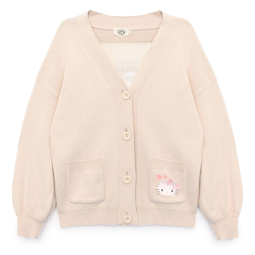 Faux Fur Hello Kitty Cardigan Sweater main image 0