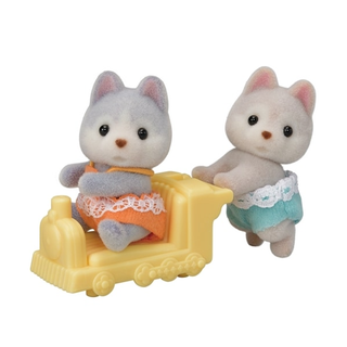 Calico Critters Husky Twins