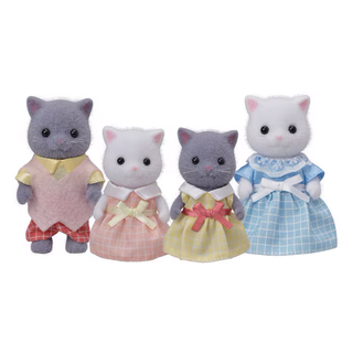 Calico Critters Persian Cat Family