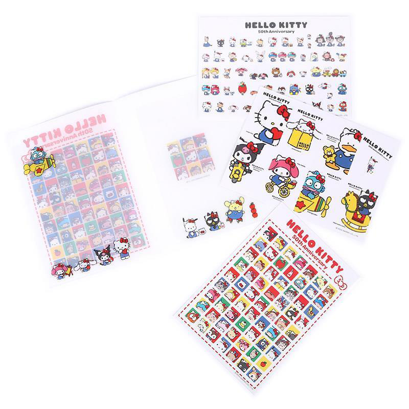 Hello Kitty アルバムまとめ売り Hello Kitty 50th Hello Everyone! File Folder and Sticker Set – JapanLA