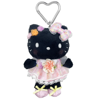 Hello Kitty 50th Anniversary Floral Plush Mascot Carabiner