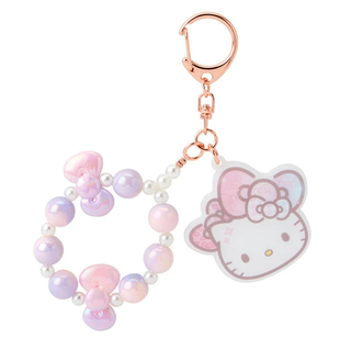 Hello Kitty 50th Anniversary Fashionable Ribbons Beaded Charm