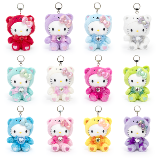 Hello Kitty Birthstone Plush Mascot Keychain