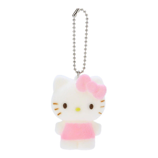 Sanrio Flocked Keychain Mascot