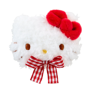 Sanrio Gingham Bow Plush Hair Clip