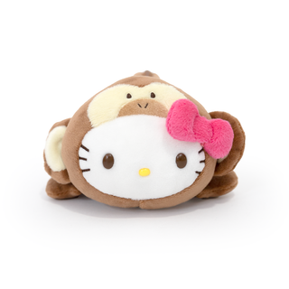 Hello Kitty Tropical Animal Plush Zipper Pouch