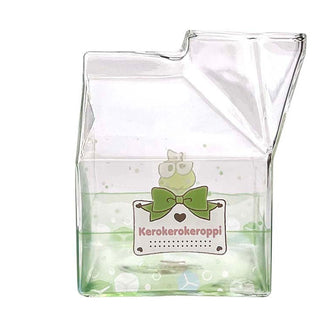 Sanrio Characters Kawaii Glass Milk Carton Cup