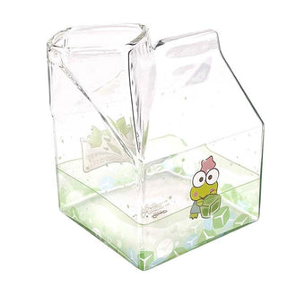 Sanrio Characters Kawaii Glass Milk Carton Cup