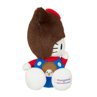 Hello Kitty Dressed as Monchhichi 7" Plush