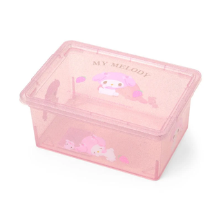 Sanrio Clear Glitter Storage Bin