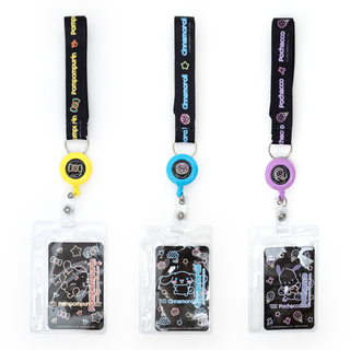 Sanrio Neon Sweets Key Reel Lanyard