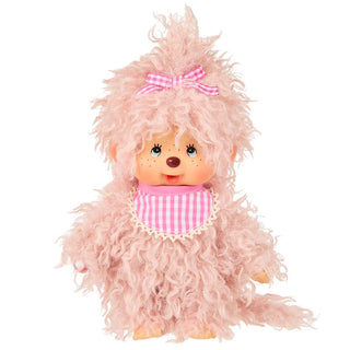 Monchhichi Fluffy Pink Beige Plush