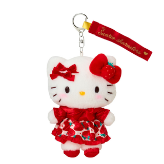 Sanrio Strawberry News 50th Anniversary Plush Keychain