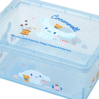 Sanrio Clear Glitter Storage Bin