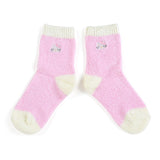 Sanrio Characters Embroidered Chenille Adult Socks