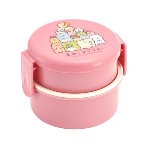 Sumikkogurashi Pink Round Bento Lunch Box