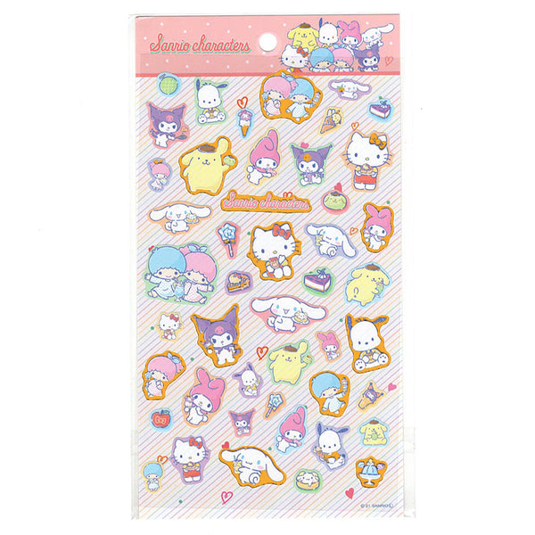 Sanrio Characters Shiny Sticker Sheet JapanLA