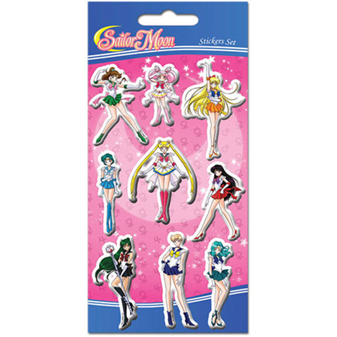 Sailor Moon Group Puffy Sticker Sheet