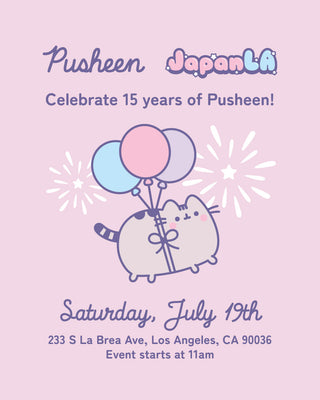 🎈 You're Invited to Our Pusheen Party!! 🎈