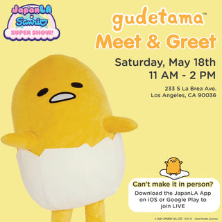 Gudetama Meet & Greet This Saturday at JapanLA! Rilakkuma Quilted Jackets Are Here!