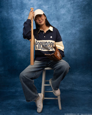 We're feeling the nostalgic vibes with the new Pochacco JapanLA Long Sleeve Polo!