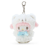 Sanrio Fluffy White Bear Clip On Mascot
