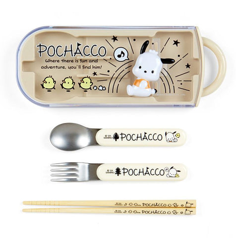 Pochacco Daily Fun Cutlery Set