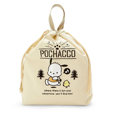 Pochacco Daily Fun Drawstring Tote Bag