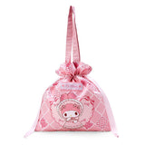 My Melody Akamelo & Momomelo Drawstring Tote Bag