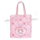 My Melody Akamelo & Momomelo Drawstring Tote Bag