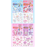 Sanrio Keyring and Sticker Set