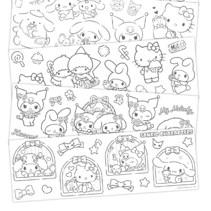 My Melody And Kuromi Coloring Pages