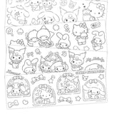 Sanrio Roll of Coloring Stickers Series 2