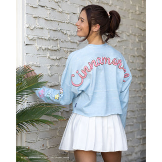 Cinnamoroll Ribbon JapanLA Cropped Spirit Jersey