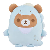 Chairoikoguma Blue Dino Mochi Cushion