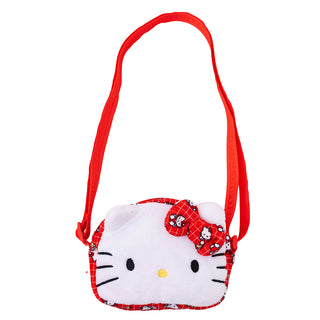 Hello Kitty Red Pattern Fluffy Shoulder Bag