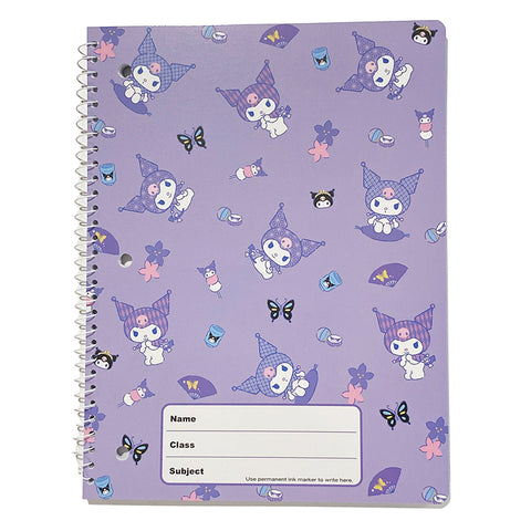 Kuromi Diamond Spiral Notebook