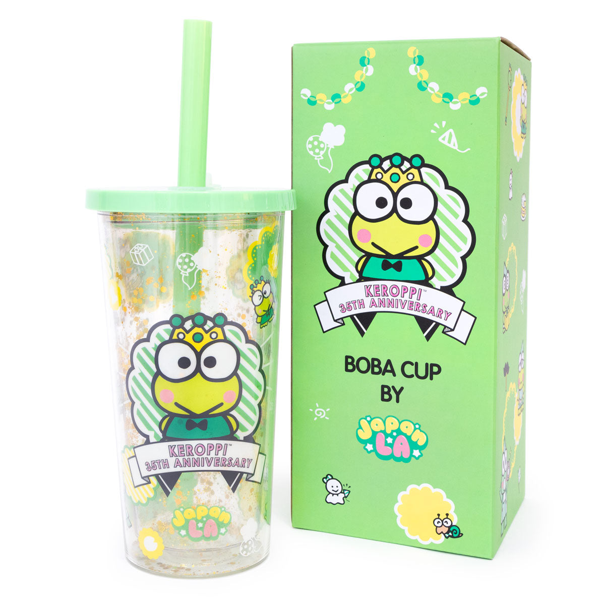 Keroppi 35th Anniversary JapanLA Boba Cup