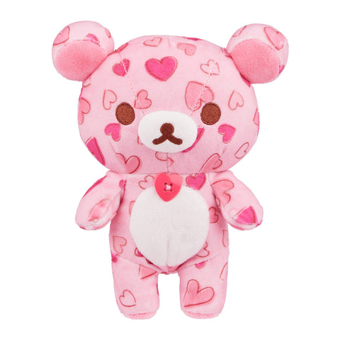 Korilakkuma Forever Love Pink Heart Plush
