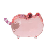 Pusheen Pink Gemstone Figure