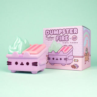 JapanLA Exclusive Lilac Pusheen Dumpster Fire Figure