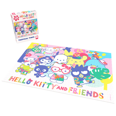 Hello Kitty and Friends Tropical Times 1000-Piece Puzzle