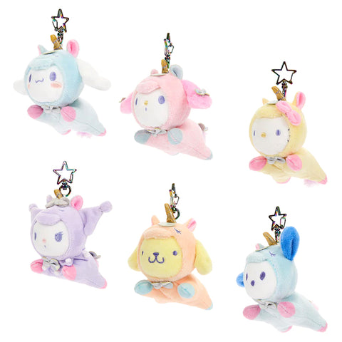 Hello Kitty and Friends 3" Unicorn Plush Charms