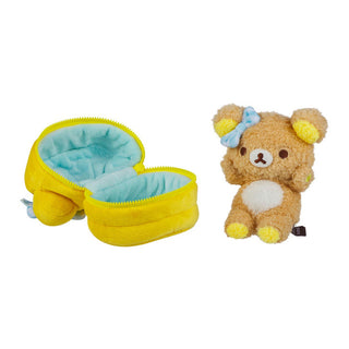 Rilakkuma in Pancakes Small Plush in Zipper Pouch