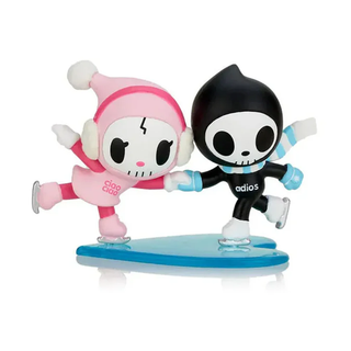Ice Date figure design of Adios and Ciao Ciao hands while figure skating.