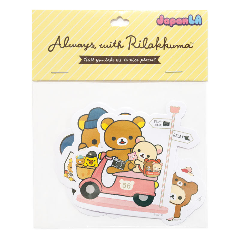 Rilakkuma Happy Life with Rilakkuma Stickers: San-X - Tokyo Otaku