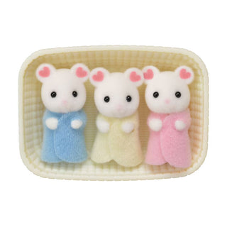 Calico Critters Marshmallow Mouse Triplets